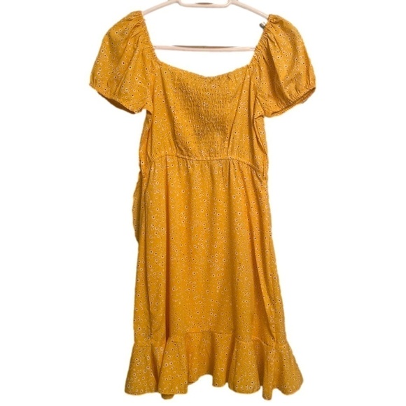 NWT QED London Floral Mini Dress Puffy Sleeves Wrap Style Size XS - Picture 3 of 8